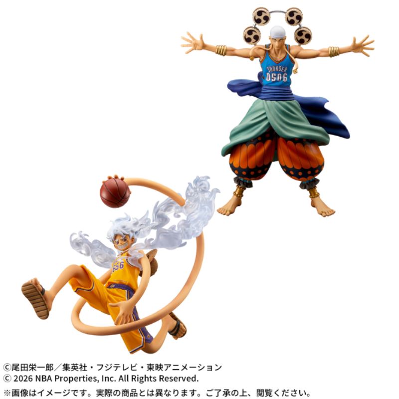 ONE PIECE × NBA MASTER STARS PIECE Luffy and Enel