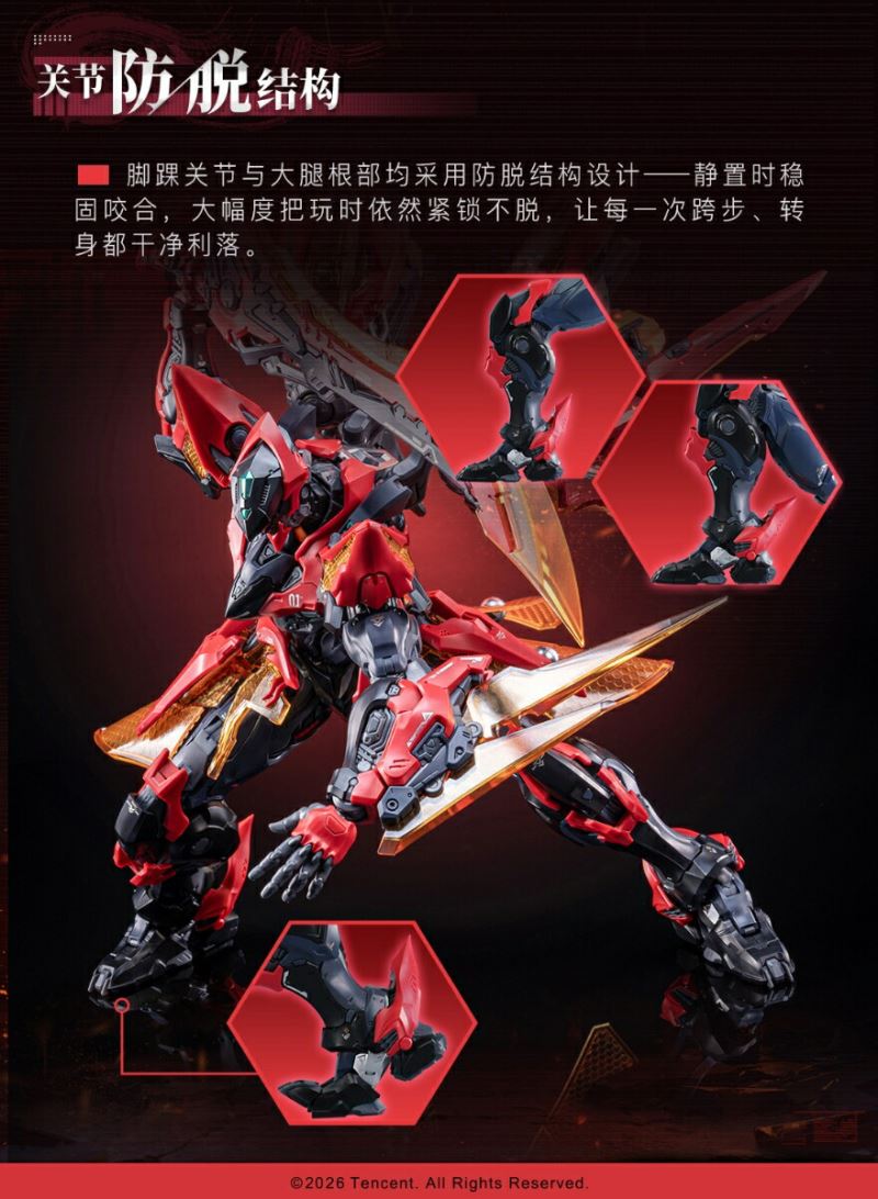 Honor of Kings - Crimson Heaven Armor Plastic Kit