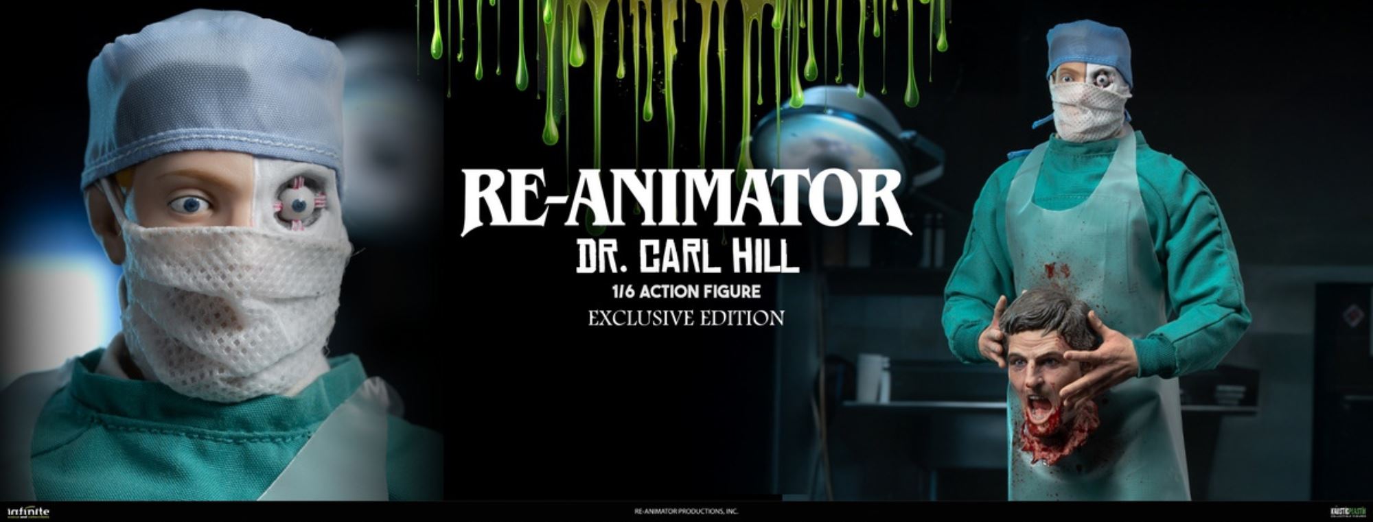 RE-ANIMATOR DOCTOR CARL HILL 1/6