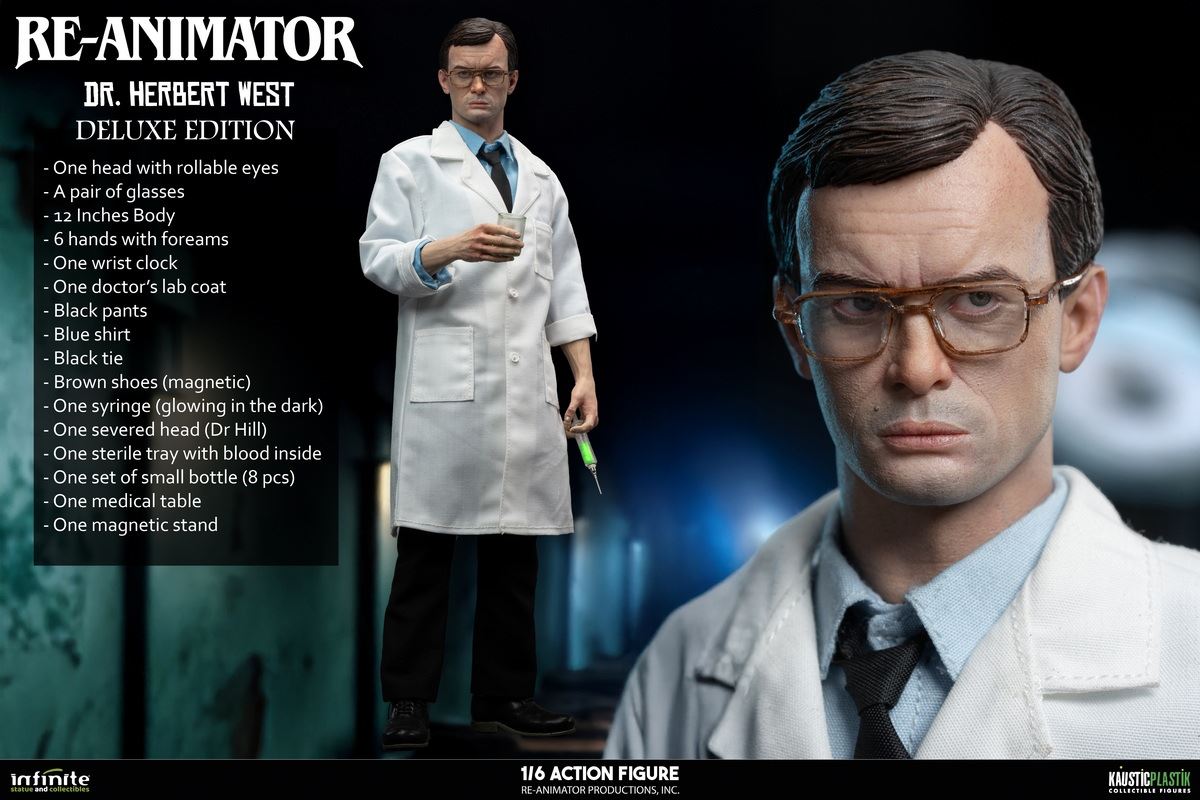 RE-ANIMATOR DOCTOR HERBERT WEST 1/6