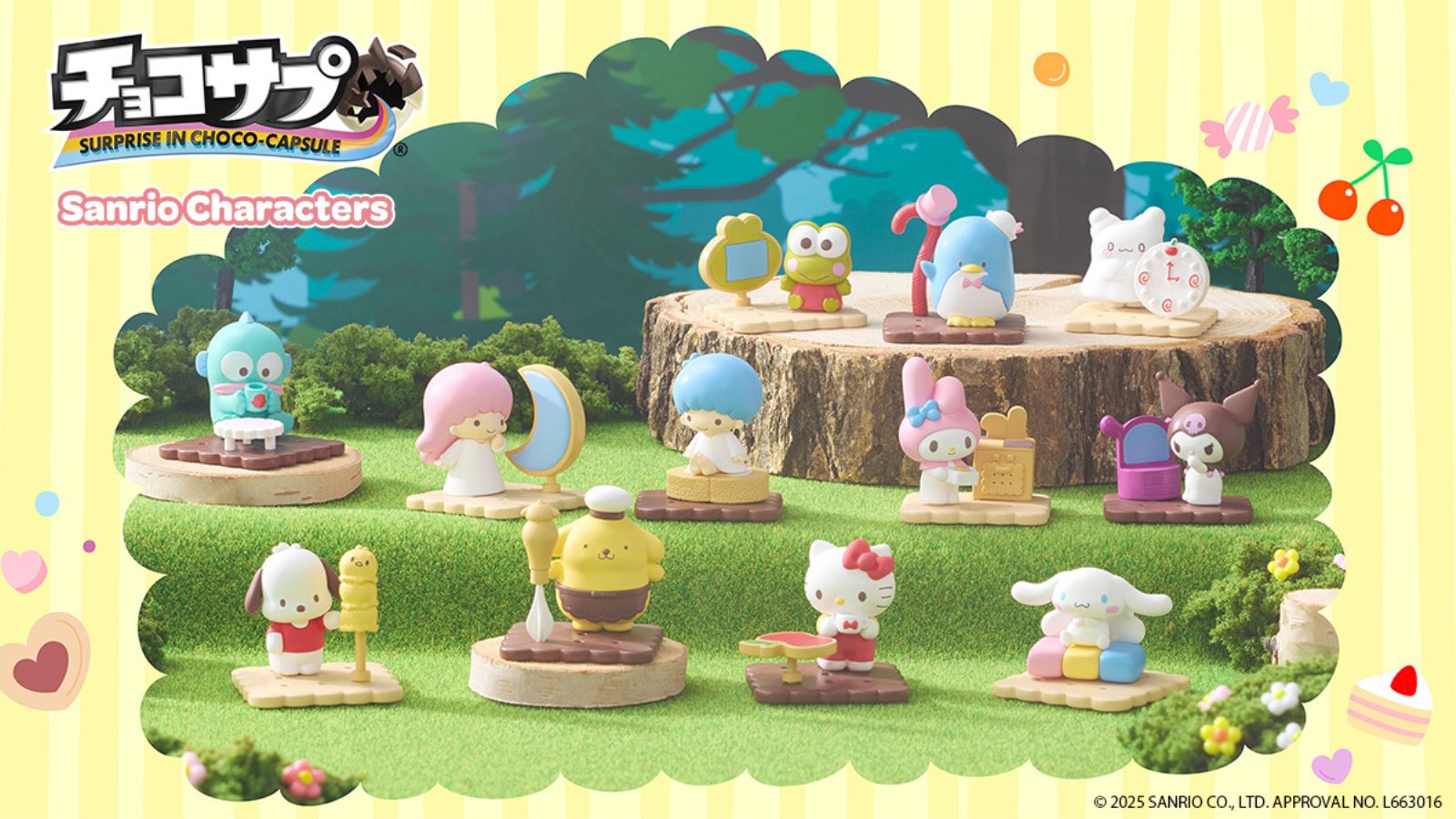 ChocoSap Sanrio Character Chocolate Eggs