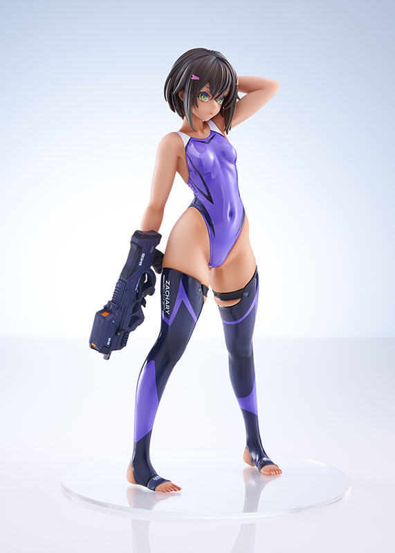 ARMS NOTE Buchou-chan of the Swimming Club Swimsuit Ver. [ Purple / White / Black] 1/7