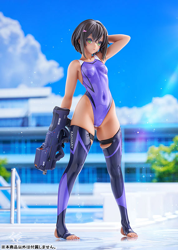 ARMS NOTE Buchou-chan of the Swimming Club Swimsuit Ver. [ Purple / White / Black] 1/7