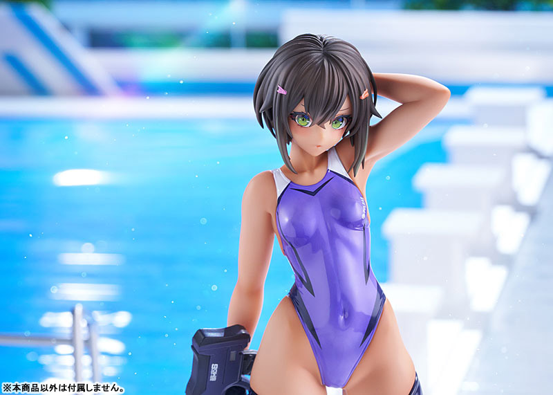 ARMS NOTE Buchou-chan of the Swimming Club Swimsuit Ver. [ Purple / White / Black] 1/7