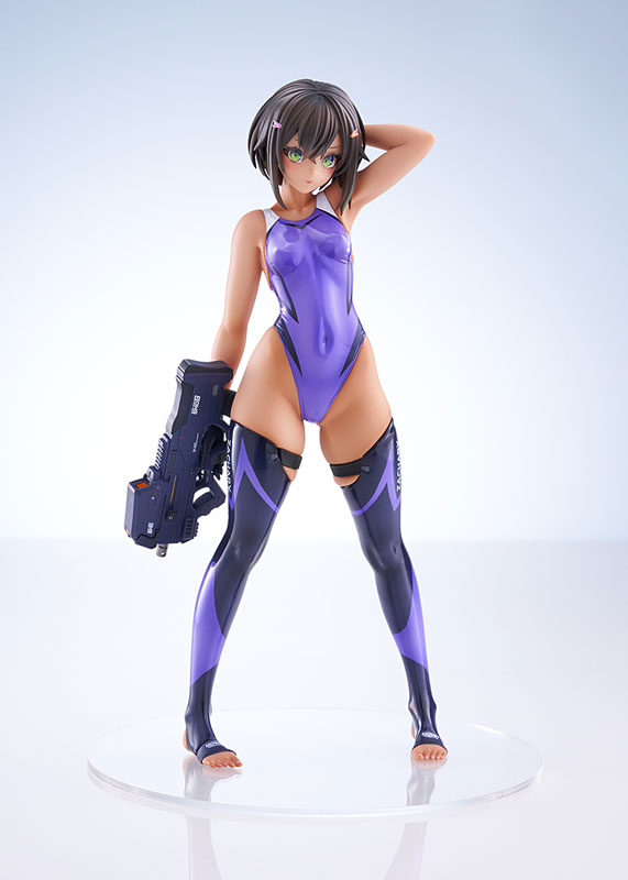 ARMS NOTE Buchou-chan of the Swimming Club Swimsuit Ver. [ Purple / White / Black] 1/7