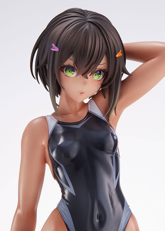 ARMS NOTE Buchou-chan of the Swimming Club Swimsuit Ver. [ Purple / White / Black] 1/7