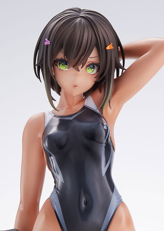 ARMS NOTE Buchou-chan of the Swimming Club Swimsuit Ver. [ Purple / White / Black] 1/7