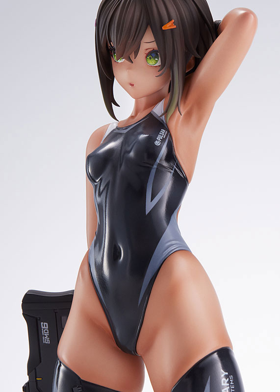 ARMS NOTE Buchou-chan of the Swimming Club Swimsuit Ver. [ Purple / White / Black] 1/7