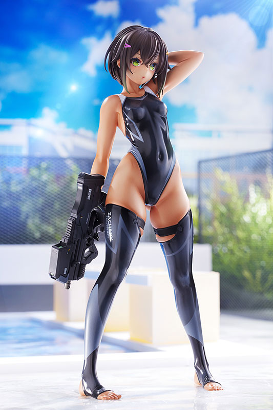ARMS NOTE Buchou-chan of the Swimming Club Swimsuit Ver. [ Purple / White / Black] 1/7