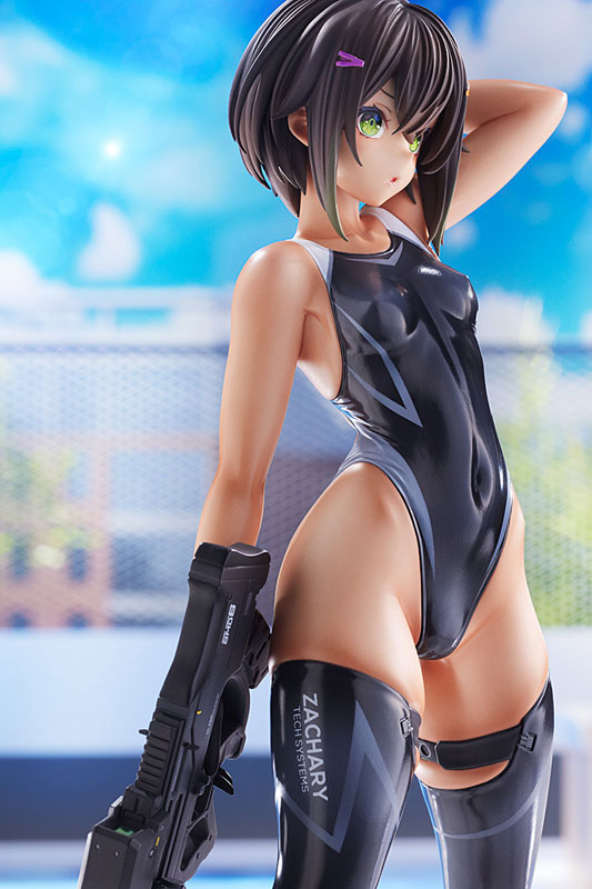 ARMS NOTE Buchou-chan of the Swimming Club Swimsuit Ver. [ Purple / White / Black] 1/7