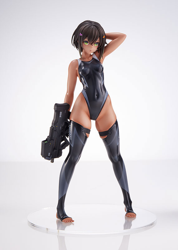 ARMS NOTE Buchou-chan of the Swimming Club Swimsuit Ver. [ Purple / White / Black] 1/7