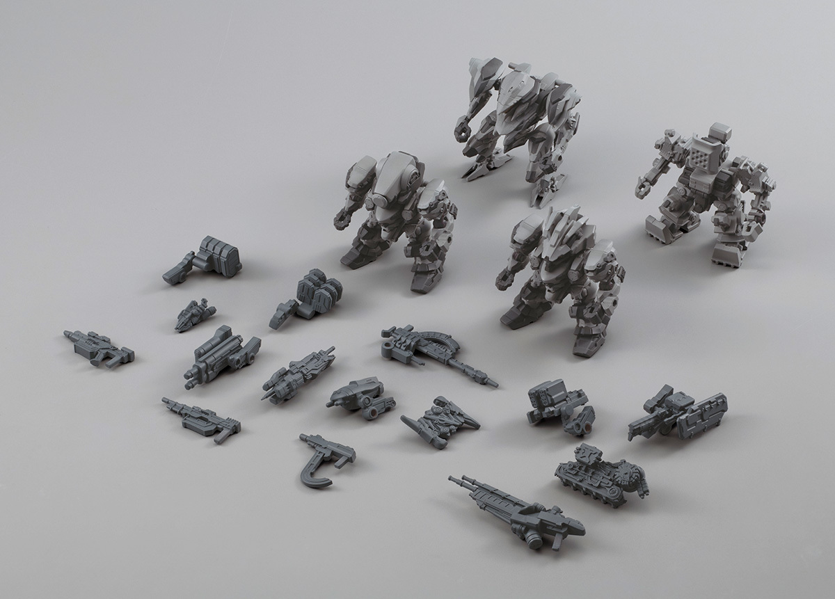 ARMORED CORE VI FIRES OF RUBICON Assemble Collection Vol.01 Basic Color Set