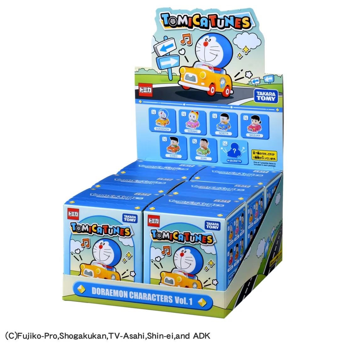 TOMICA TUNES DORAEMON CHARACTERS Vol.1