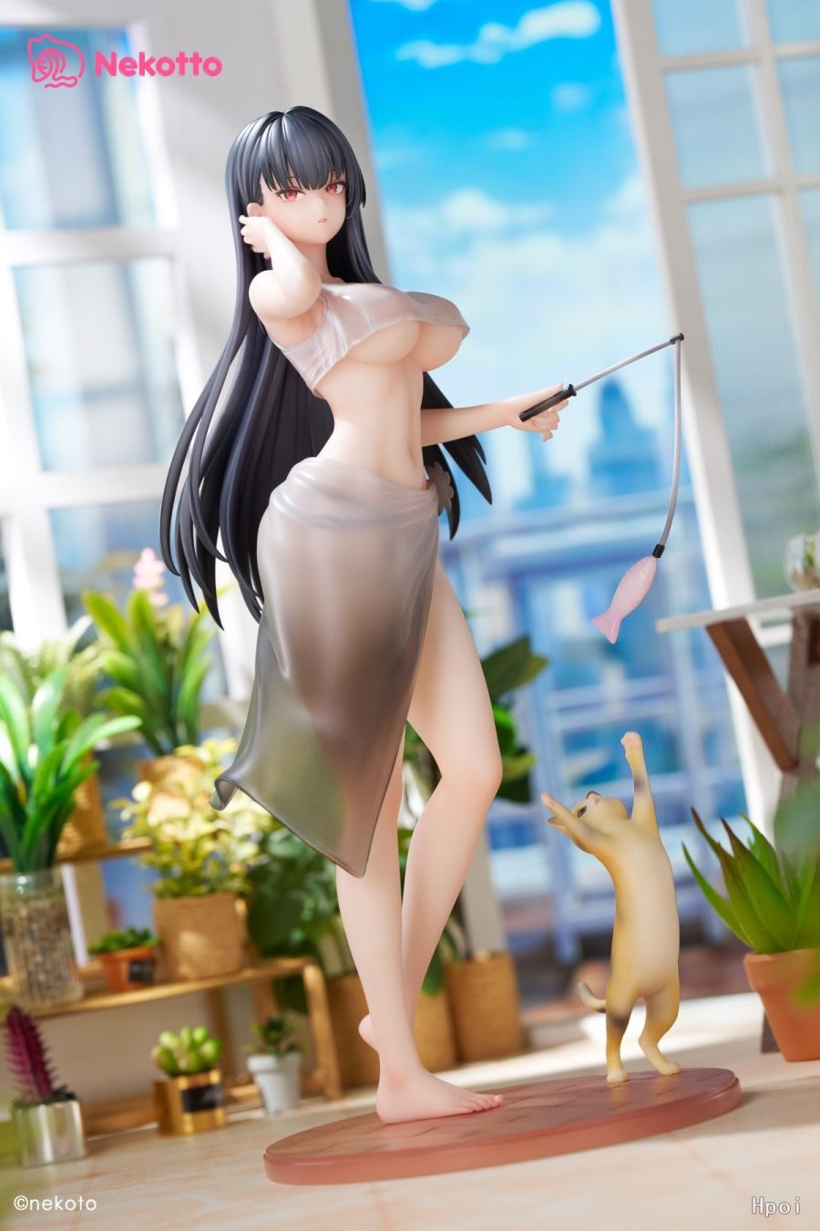 Cat-Playing Girl Kioto 1/6