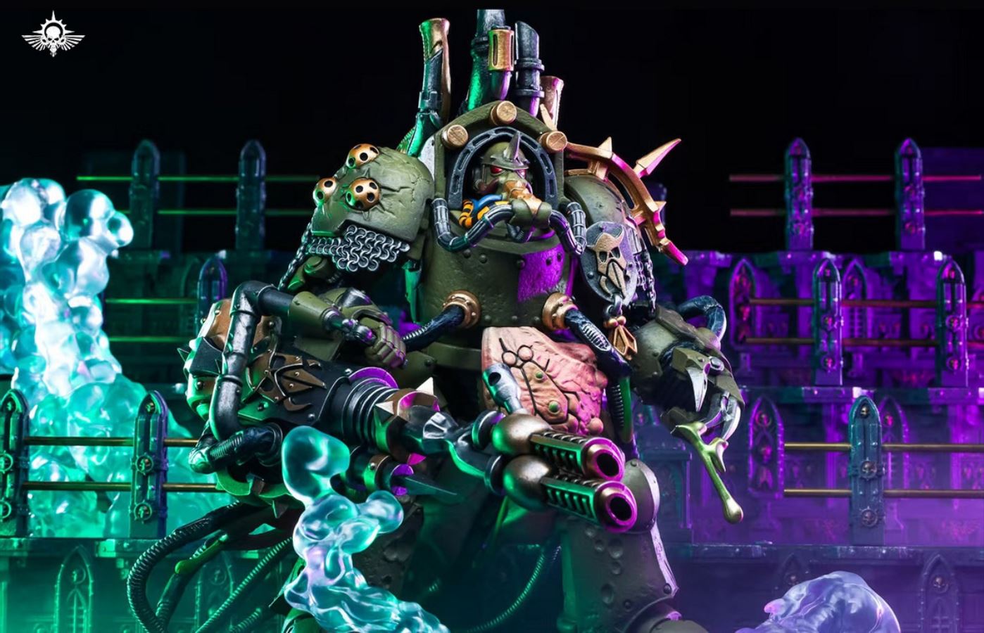 Steel Forged Warhammer Type Bro Mountain 2.0 Stepped Infinite Assembly Display Stand