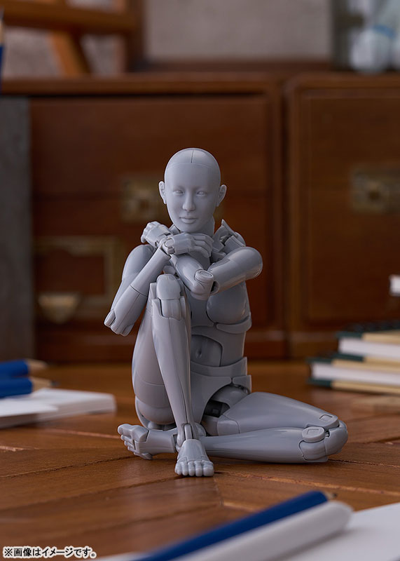 Nishimura Style Drawing Doll Olive [Gray / FLESH]