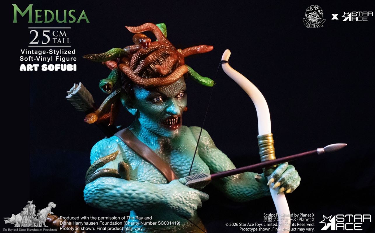 Ray Harryhausen Retro Style Series - Medusa Vinyl Action Figure
