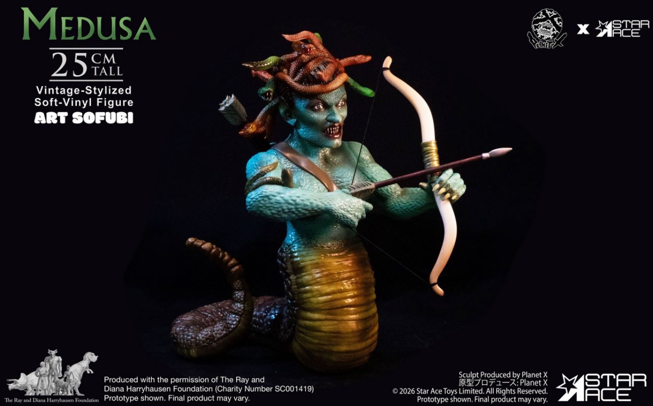Ray Harryhausen Retro Style Series - Medusa Vinyl Action Figure