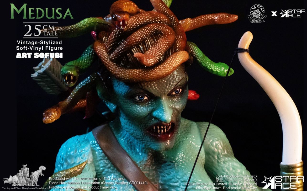 Ray Harryhausen Retro Style Series - Medusa Vinyl Action Figure