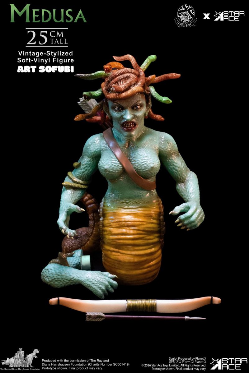 Ray Harryhausen Retro Style Series - Medusa Vinyl Action Figure
