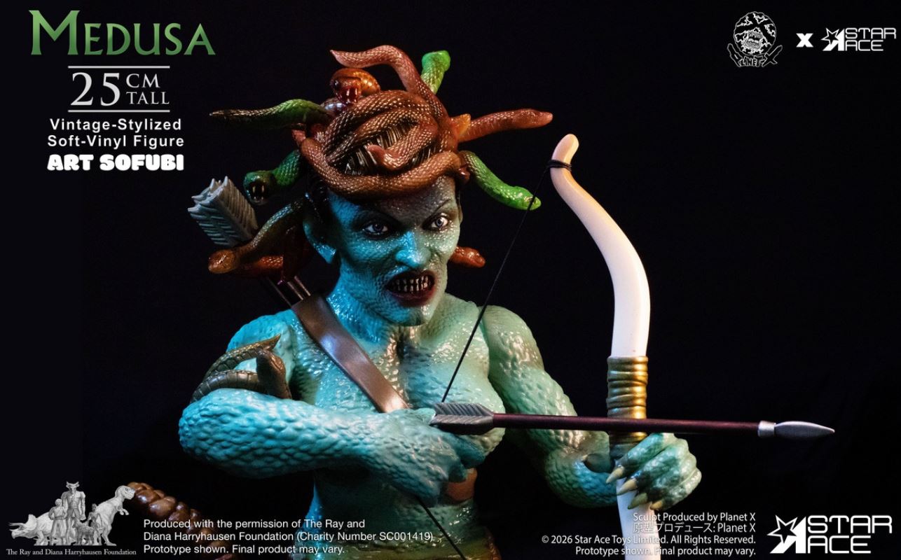 Ray Harryhausen Retro Style Series - Medusa Vinyl Action Figure