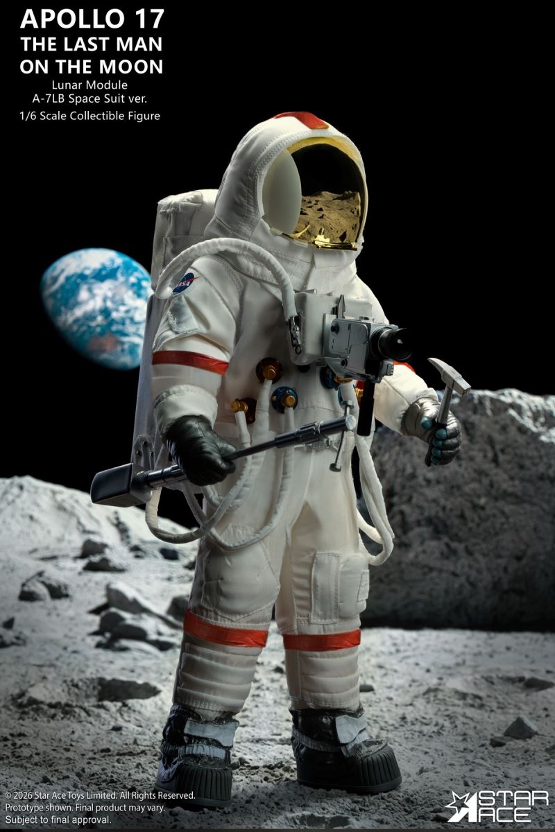 Apollo 17 Commander Eugene Cernan 1/6