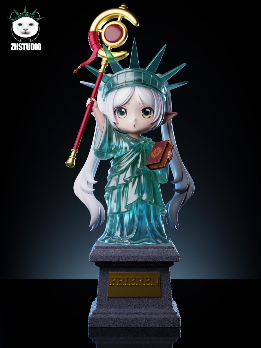 Anya & Frieren cos Statue of Liberty
