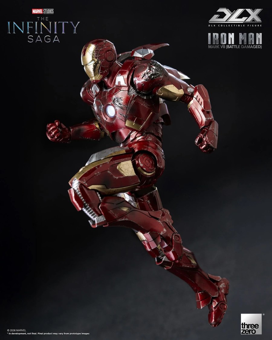 Marvel Studios: Infinity Saga DLX Iron Man Mark VII (Battle Damaged)