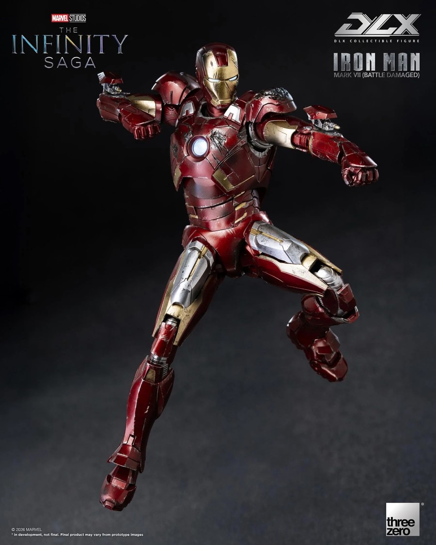 Marvel Studios: Infinity Saga DLX Iron Man Mark VII (Battle Damaged)