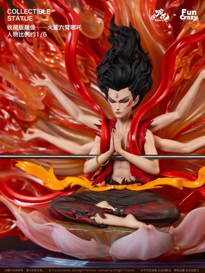 Six-Armed Ne Zha Statue 1/6