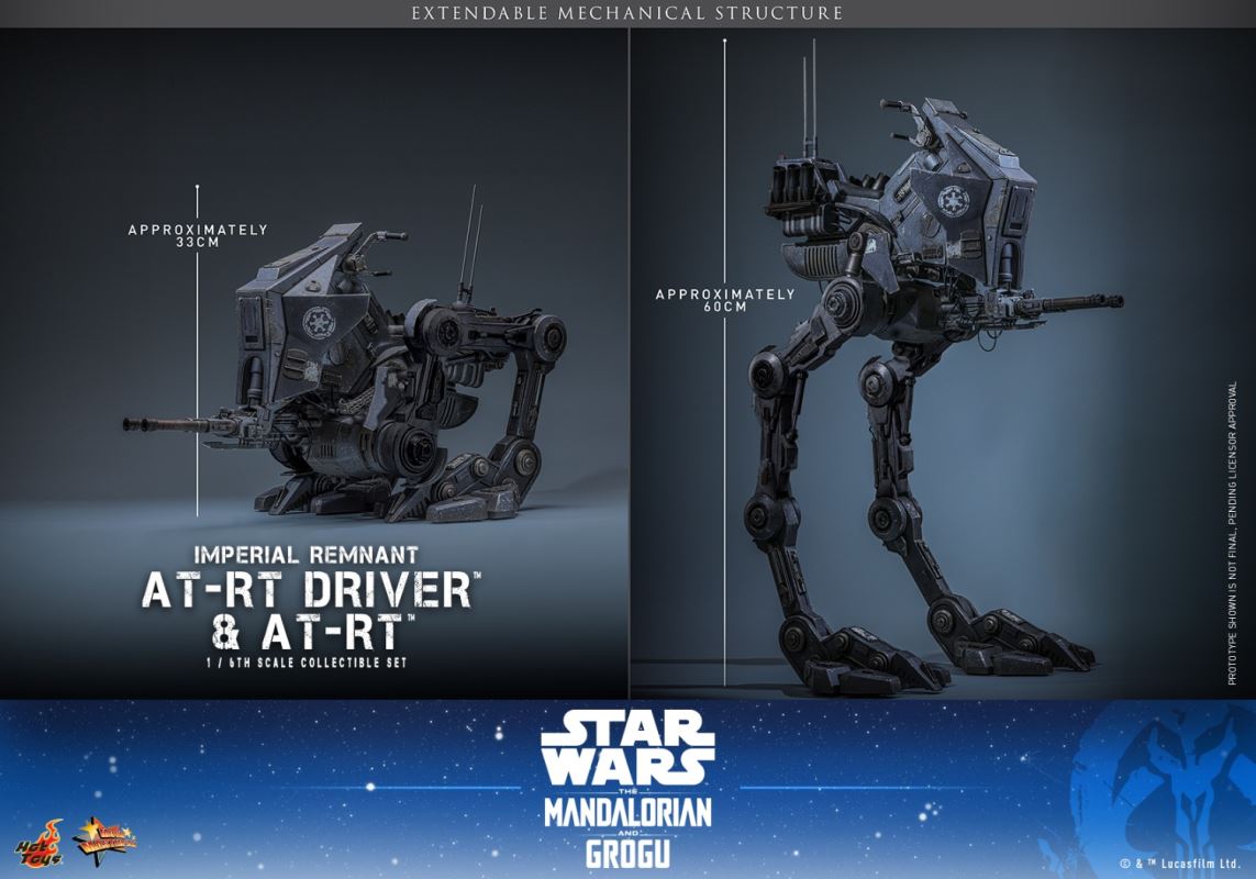 Imperial Remnants AT-RT & Pilot - The Mandalorian and the Gugu 1/6