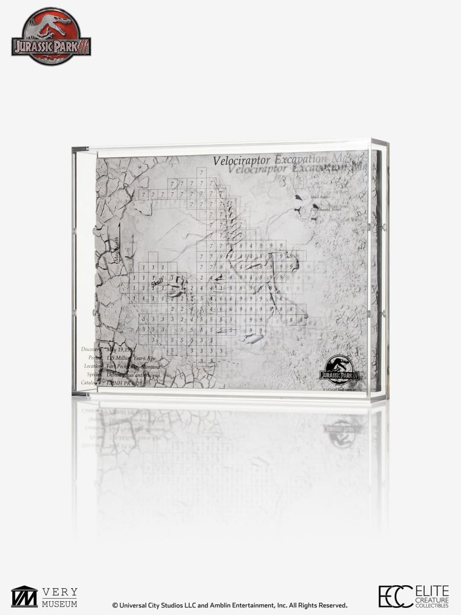 Velociraptor Excavation Map [Jurassic Park III]