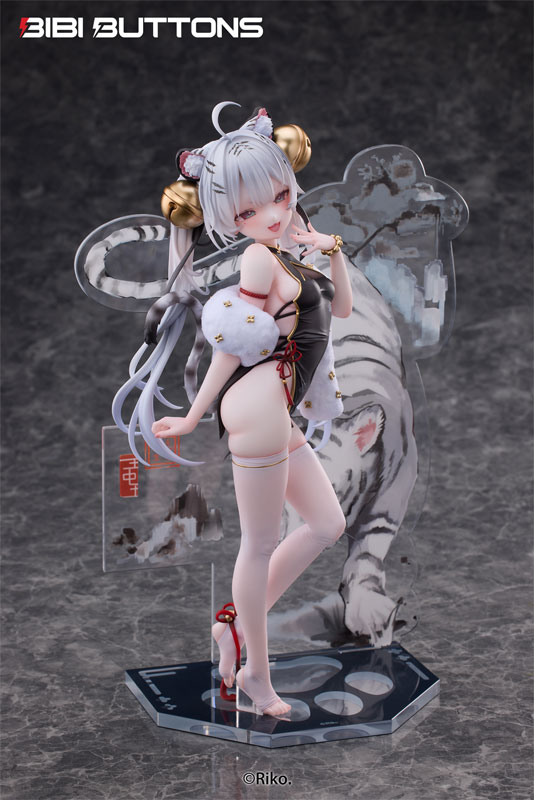 Tiger's Roar Stirs the Wind White Tiger Illustrated by Riko 1/6