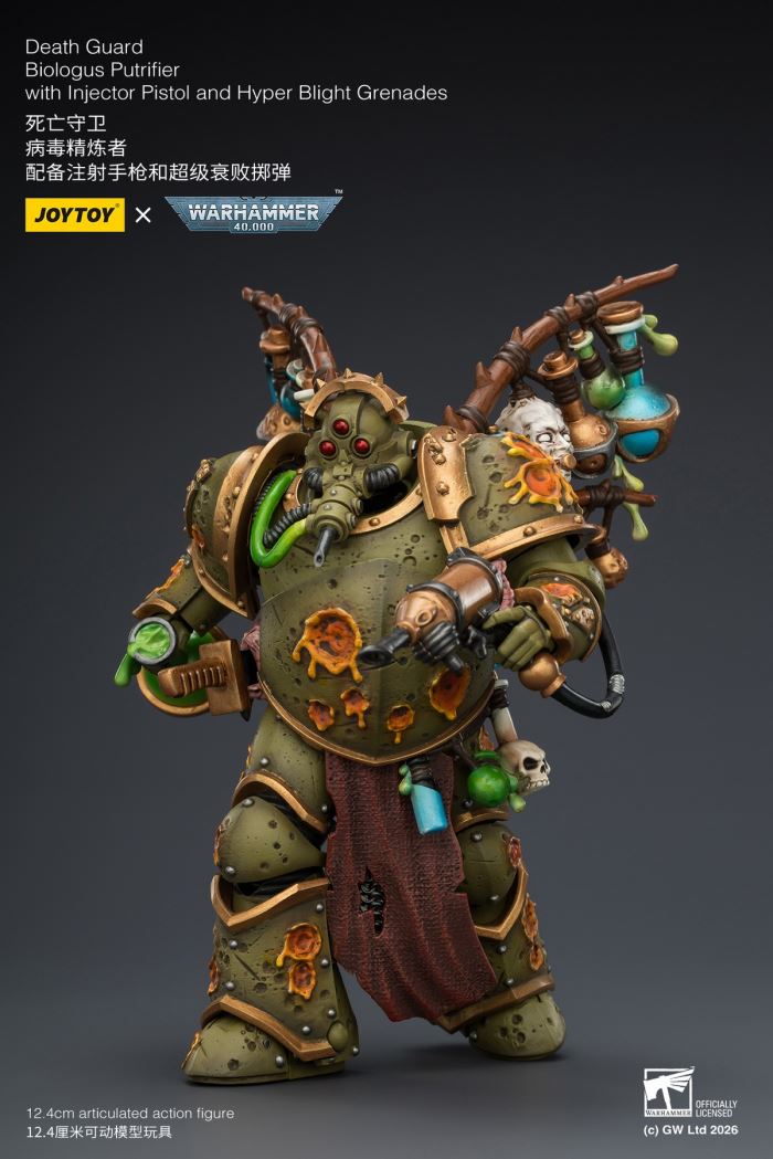 Warhammer - 40K Deathguard / Legion Vanguard/Warsmith / Iron Warrior / Virus Refiner / Plague Accountant / Legion Vanguard / Warsmith