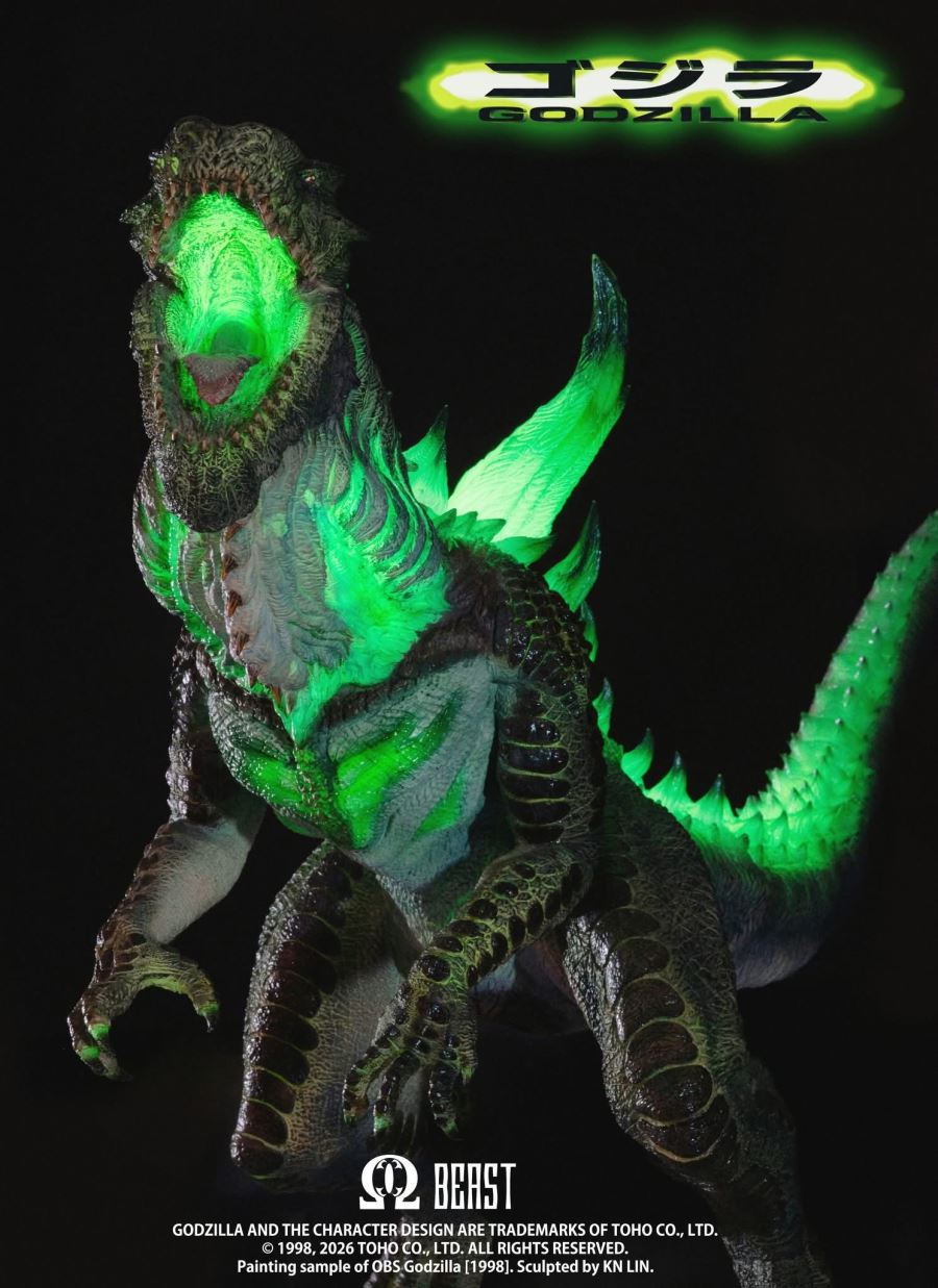 Omega Beast Godzilla 1998 GID Kit WF Exclusive