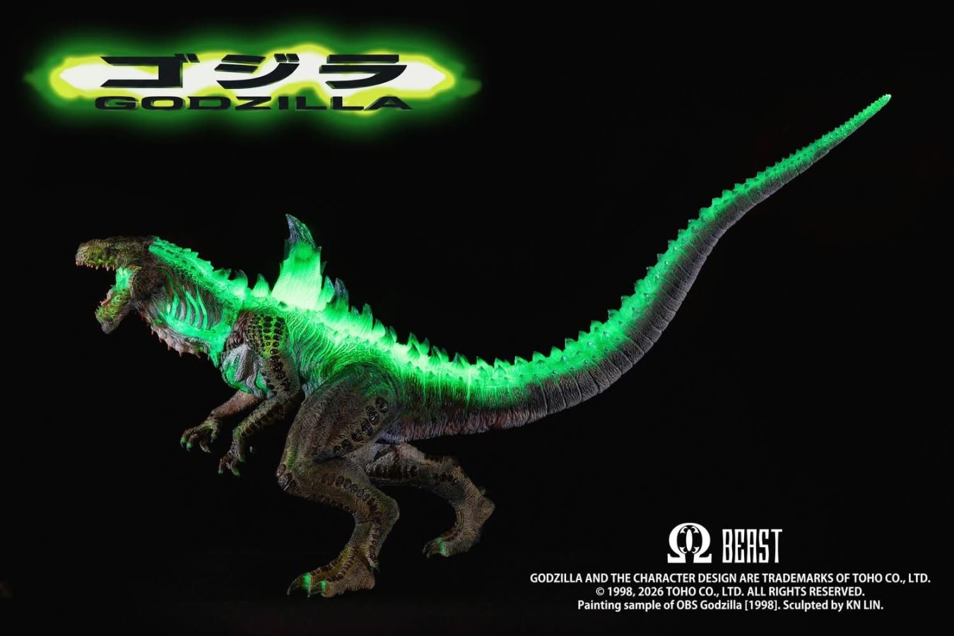 Omega Beast Godzilla 1998 GID Kit WF Exclusive