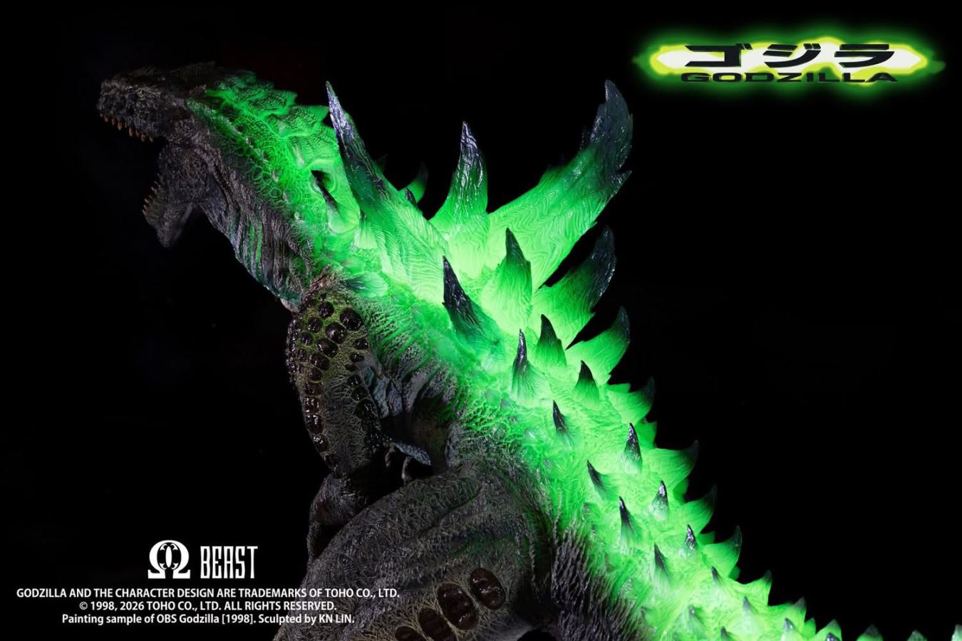 Omega Beast Godzilla 1998 GID Kit WF Exclusive