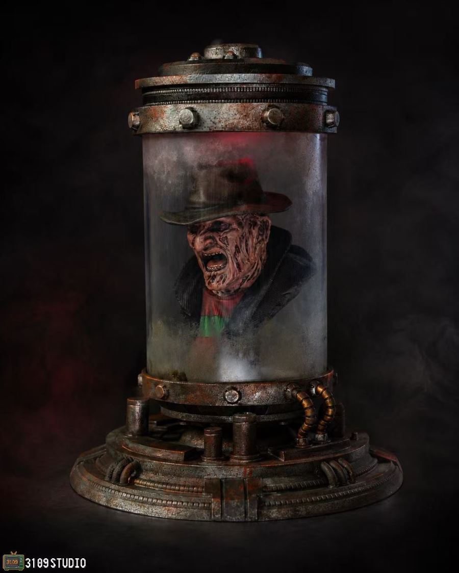 Michael Myers & Freddy Krueger head jar 1/4