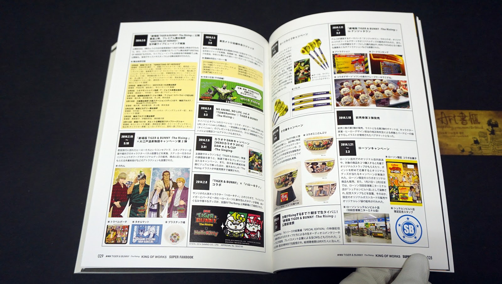 รีวิวหนังสือเก่าหายาก Tiger & Bunny Works - King of Works Art Book Limited Collector Box Set