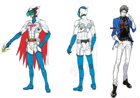 เผยซักที กับภาพดีไซน์ฮีโร่ทั้ง 4 ในอนิเมะ Infini-T Force