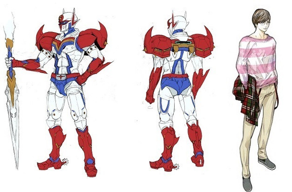 เผยซักที กับภาพดีไซน์ฮีโร่ทั้ง 4 ในอนิเมะ Infini-T Force