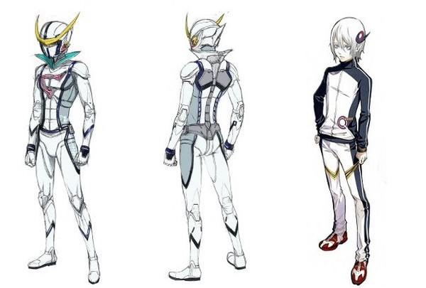 เผยซักที กับภาพดีไซน์ฮีโร่ทั้ง 4 ในอนิเมะ Infini-T Force