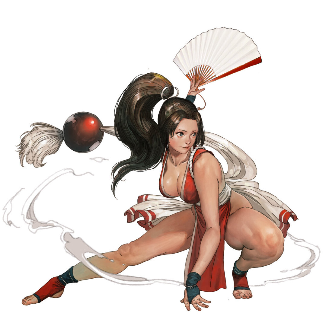 ต้นแบบซีจีงานปั้นงาม ๆ ของ Mai Shiranui จากภาพวาดของ Kyoung Hwan Kim