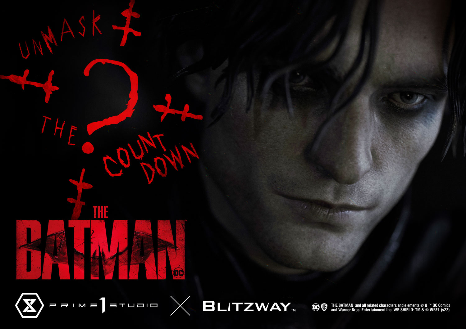 ภาพทีเซอร์งานปั้นบรูซ เวย์น เวอร์ชั่นโรเบิร์ต แพททินสัน ค่าย Prime1Studio