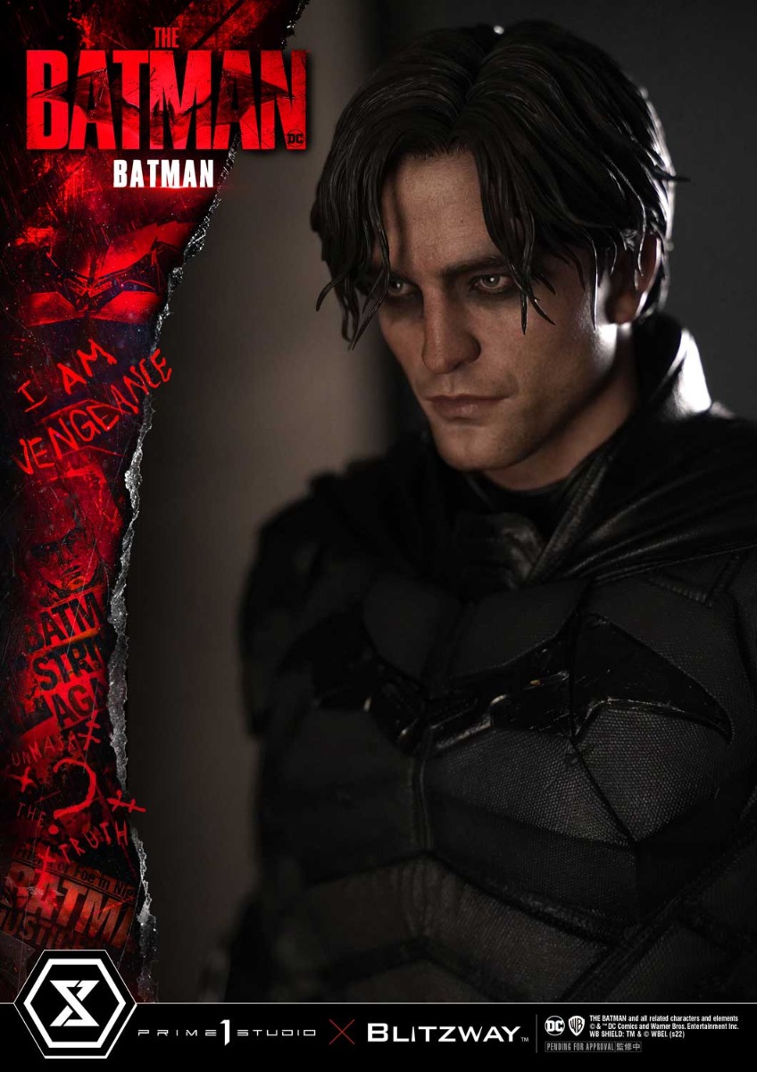 ภาพทีเซอร์งานปั้นบรูซ เวย์น เวอร์ชั่นโรเบิร์ต แพททินสัน ค่าย Prime1Studio