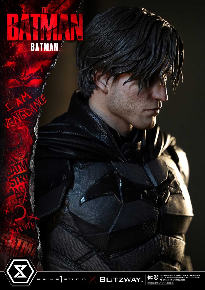 ภาพทีเซอร์งานปั้นบรูซ เวย์น เวอร์ชั่นโรเบิร์ต แพททินสัน ค่าย Prime1Studio