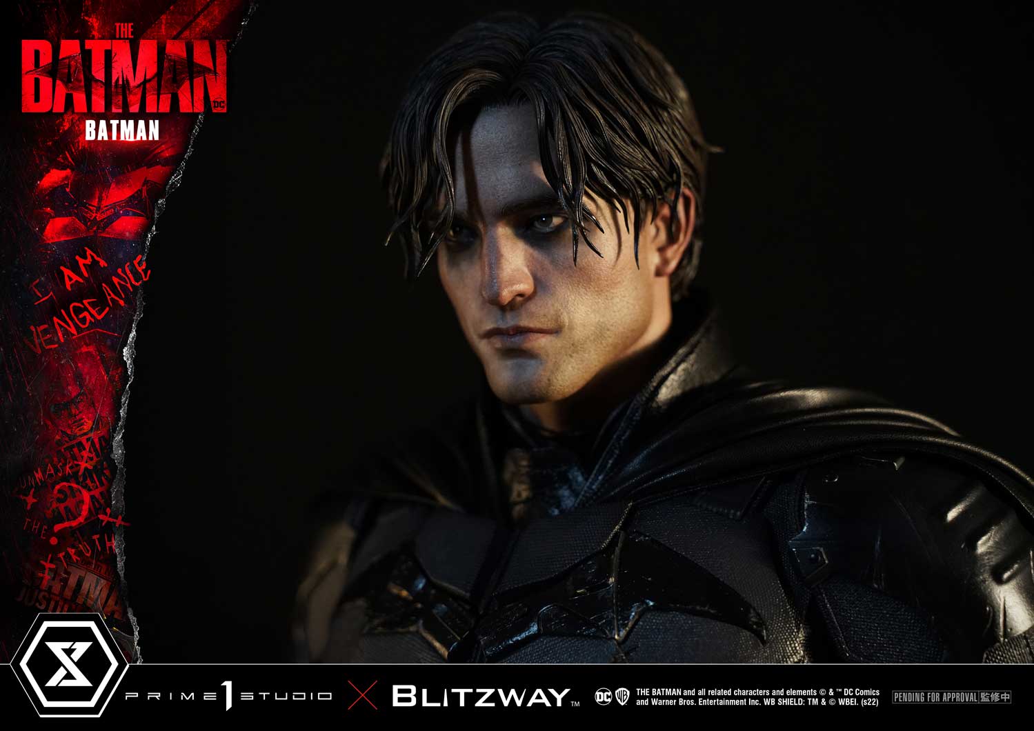ภาพทีเซอร์งานปั้นบรูซ เวย์น เวอร์ชั่นโรเบิร์ต แพททินสัน ค่าย Prime1Studio