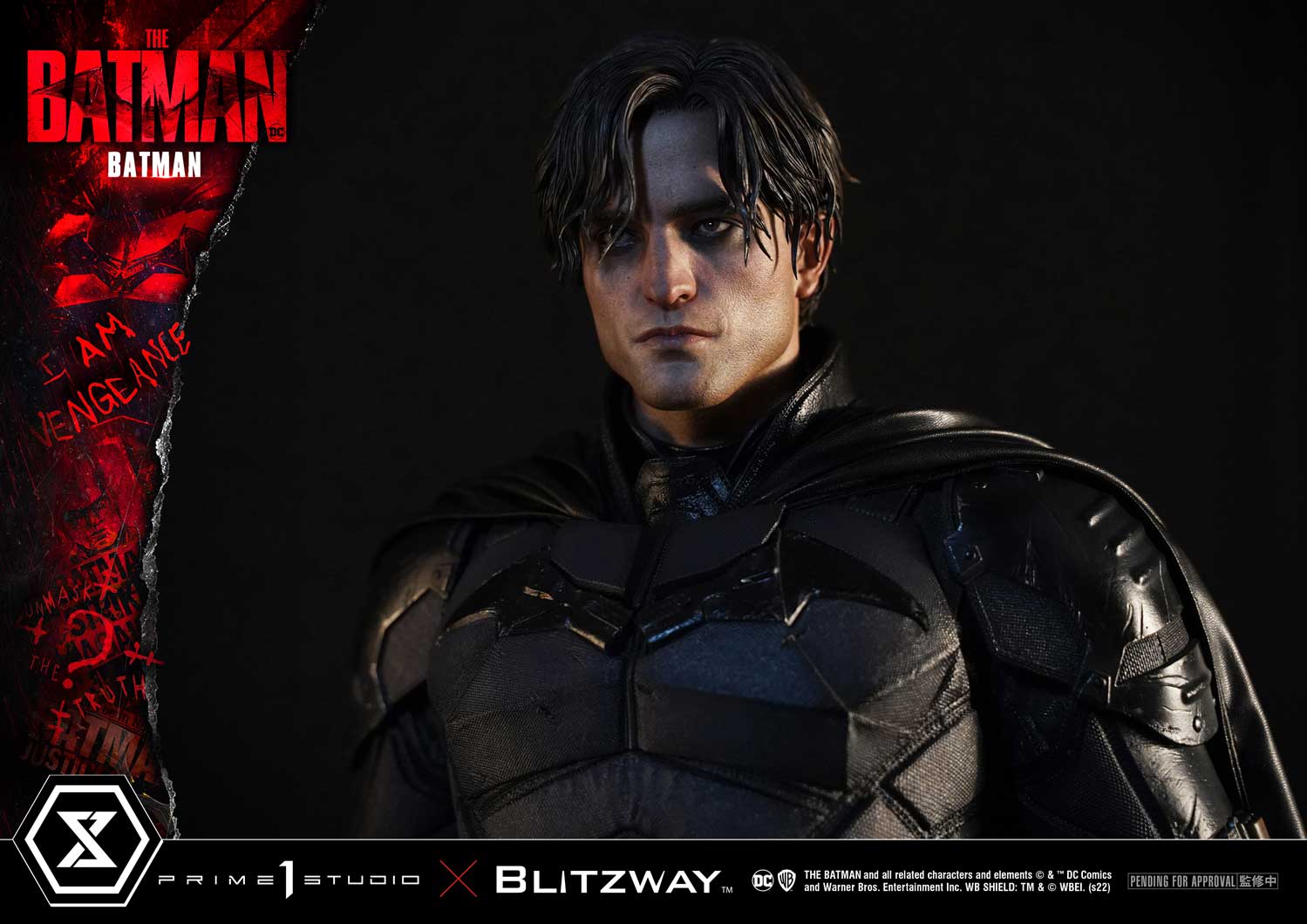 ภาพทีเซอร์งานปั้นบรูซ เวย์น เวอร์ชั่นโรเบิร์ต แพททินสัน ค่าย Prime1Studio