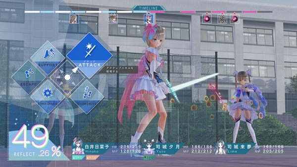 รายละเอียดการต่อสู้และข้อมูลเพิ่มเติมของเกมส์ Blue Reflection