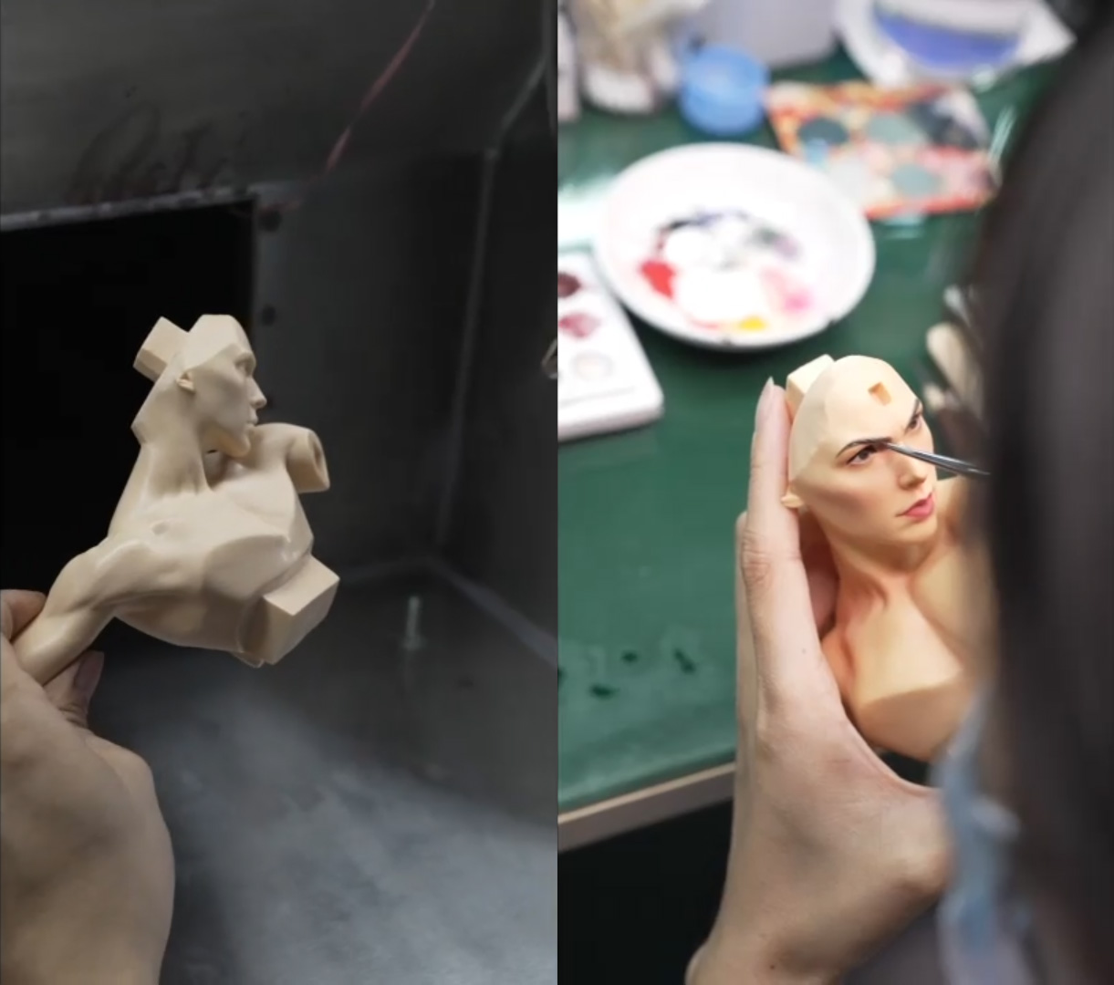 เบื้องหลังงานปั้นพร้อมภาพถ่ายสวย ๆ ของ Wonder Woman Queen Studios